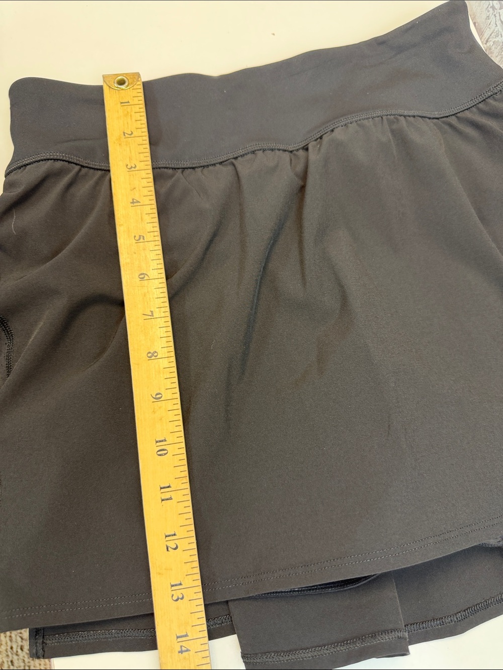 SPANX Black High-Waist‎ Active skorts - Picture 7 of 7